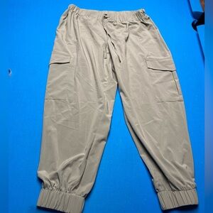 Soho Apparel Womens Tan Cargo Jogger Pants